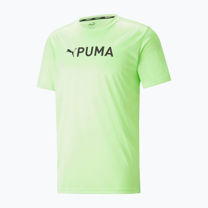 Футболка тренувальна чоловіча PUMA Fit Logo Cf Graphic зелена 523098 34