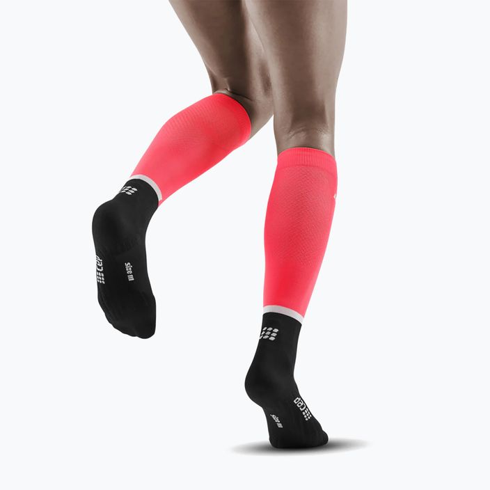 Шкарпетки компресійні бігові жіночі CEP Tall 4.0 pink/black 6