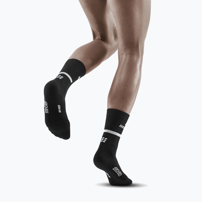 Шкарпетки компресійні бігові жіночі CEP 4.0 Mid Cut black 6