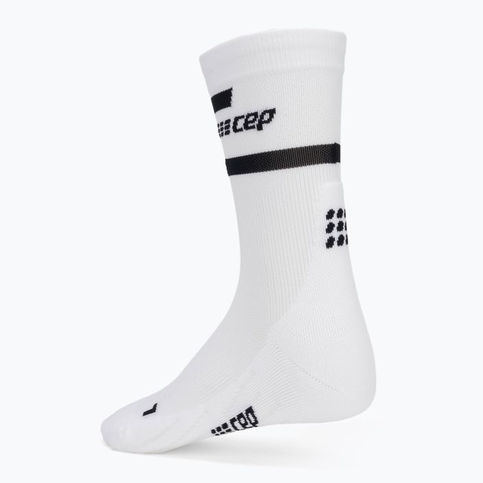 Шкарпетки компресійні бігові чоловічі CEP 4.0 Mid Cut white 4