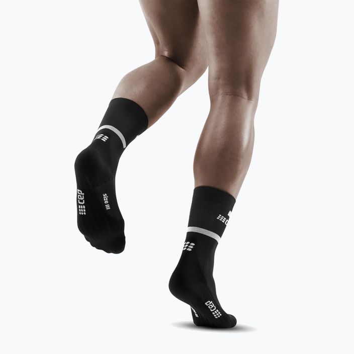 Шкарпетки компресійні бігові чоловічі CEP 4.0 Mid Cut black 3