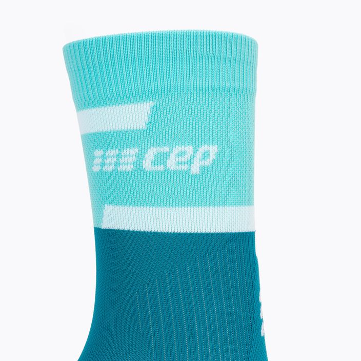 Шкарпетки компресійні бігові чоловічі CEP 4.0 Mid Cut ocean/petrol 3