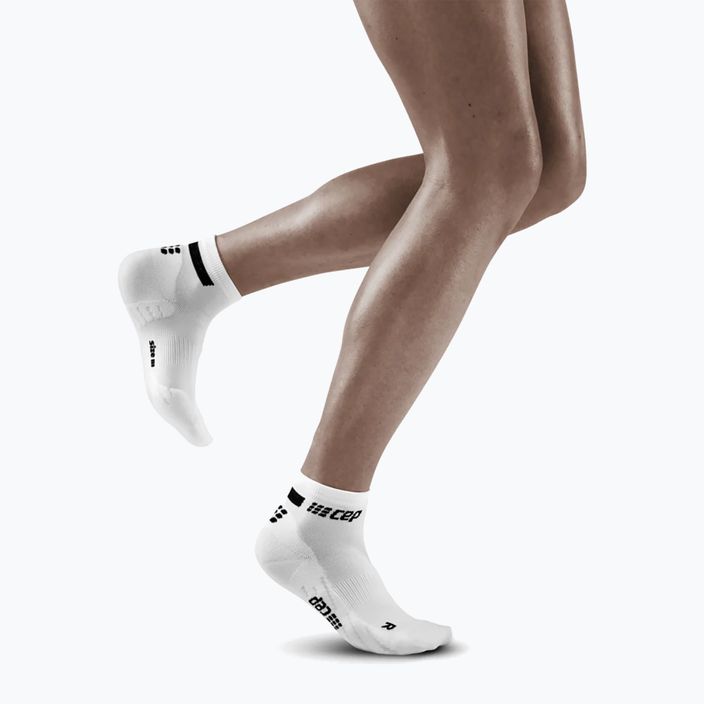 Шкарпетки компресійні бігові жіночі CEP 4.0 Low Cut white 5