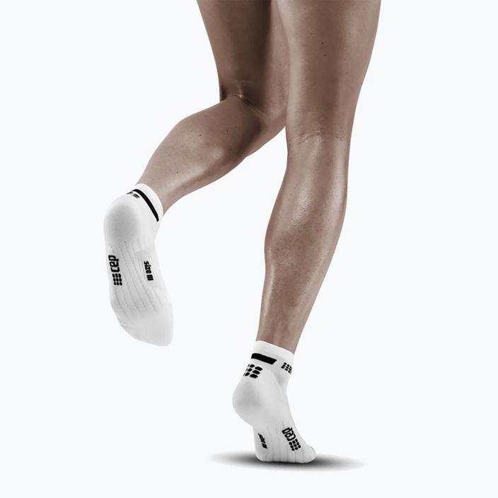 Шкарпетки компресійні бігові жіночі CEP 4.0 Low Cut white 6