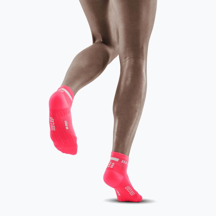 Шкарпетки компресійні бігові жіночі CEP 4.0 Low Cut pink 3