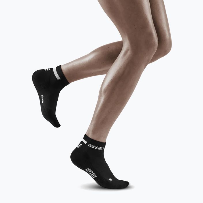 Шкарпетки компресійні бігові жіночі CEP 4.0 Low Cut black 2