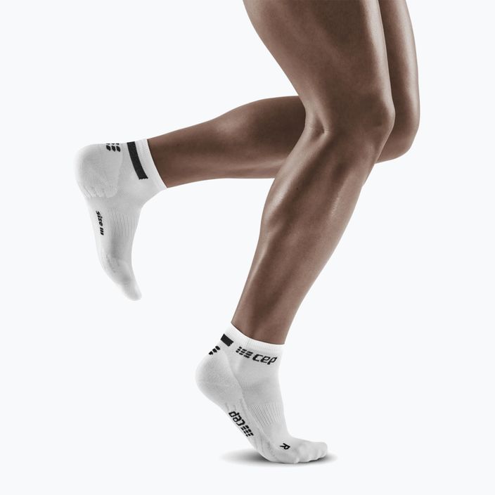 Шкарпетки компресійні бігові чоловічі CEP 4.0 Low Cut white 5