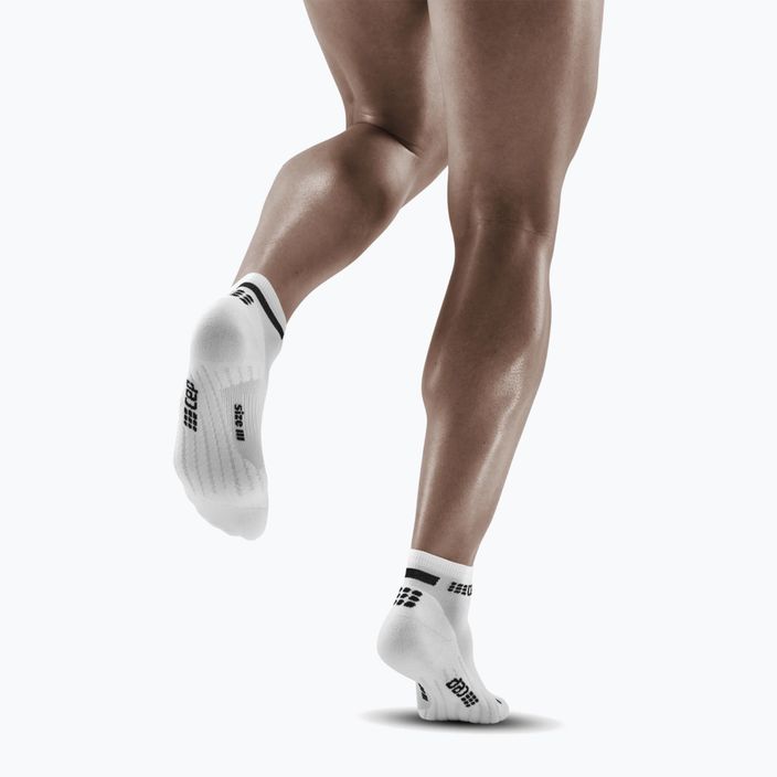Шкарпетки компресійні бігові чоловічі CEP 4.0 Low Cut white 6