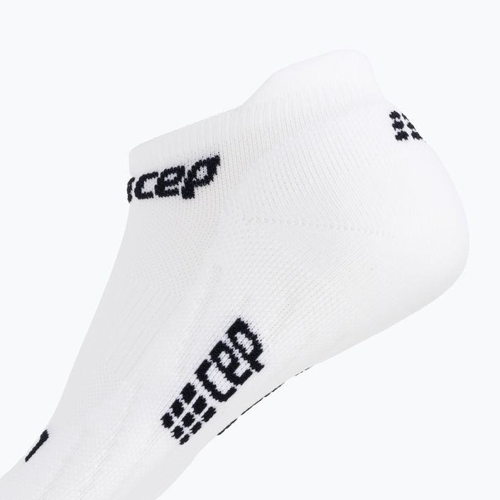 Шкарпетки компресійні бігові жіночі CEP 4.0 No Show white 4