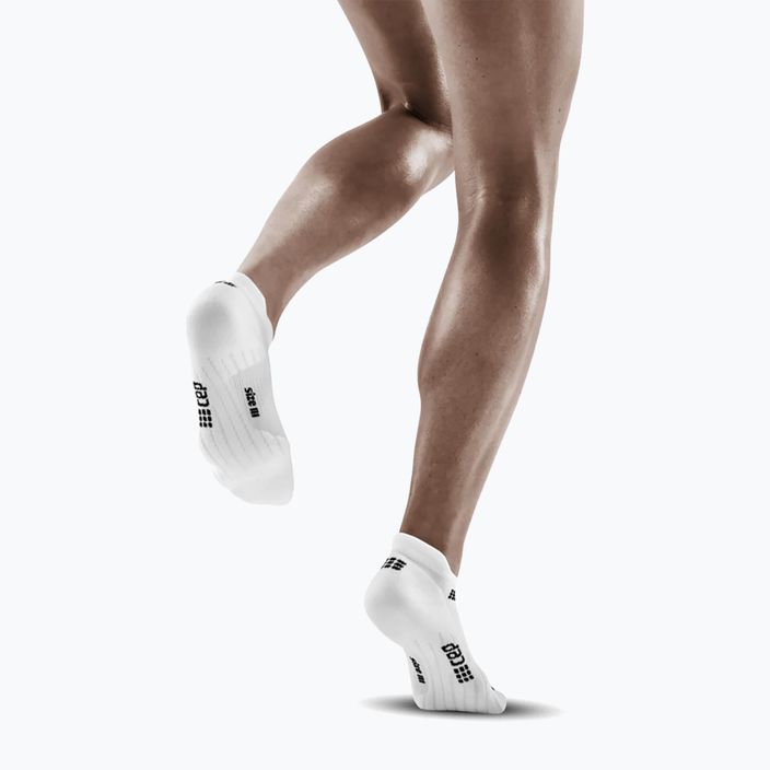 Шкарпетки компресійні бігові жіночі CEP 4.0 No Show white 6
