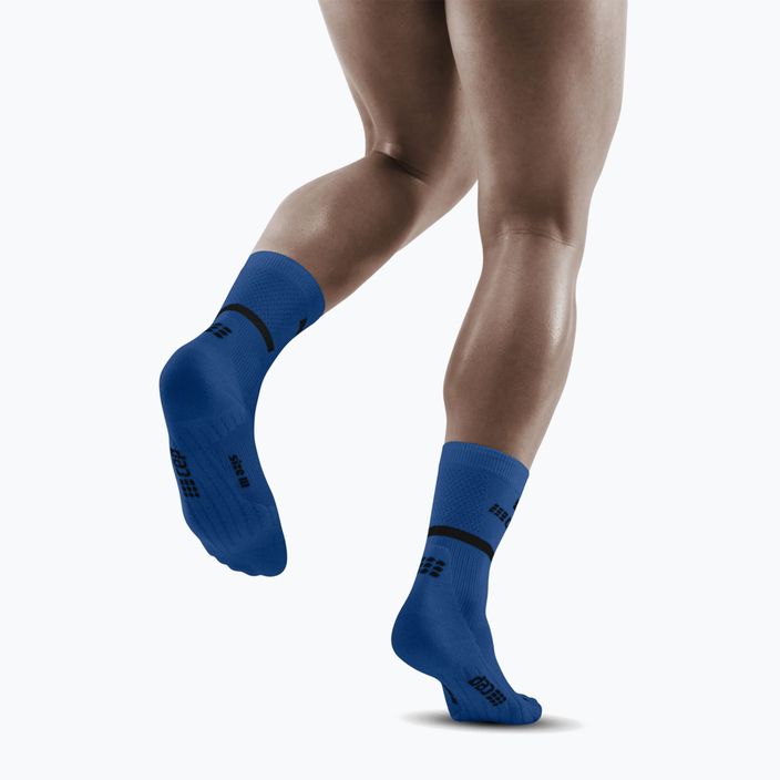 Шкарпетки компресійні бігові чоловічі CEP 4.0 Mid Cut blue 7