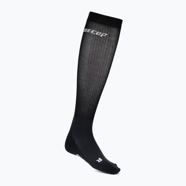 Шкарпетки компресійні жіночі CEP Infrared Recovery black/black 2