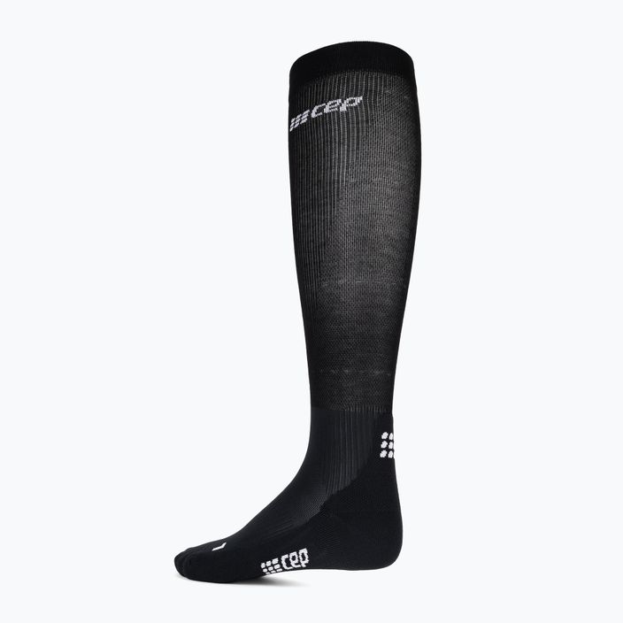 Шкарпетки компресійні жіночі CEP Infrared Recovery black/black 4