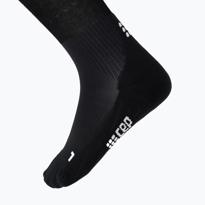 Шкарпетки компресійні жіночі CEP Infrared Recovery black/black 6