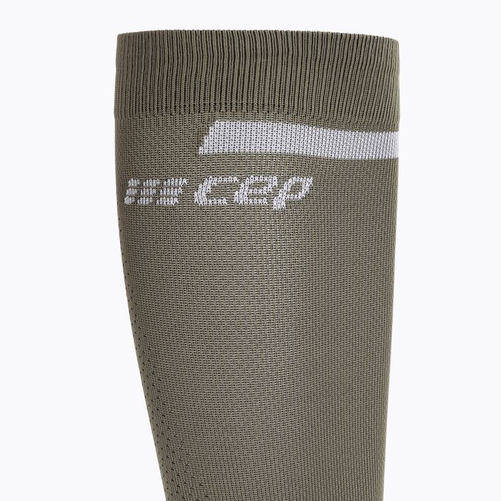 Шкарпетки компресійні бігові чоловічі CEP Tall 4.0 olive/black 4