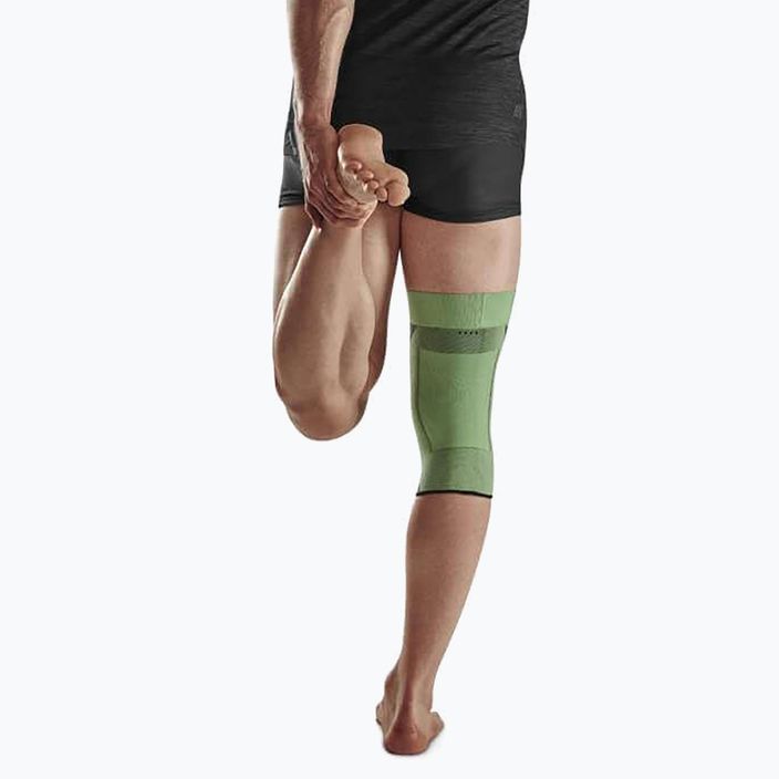 Компресійний бандаж на коліно CEP Mid Support зелений 3