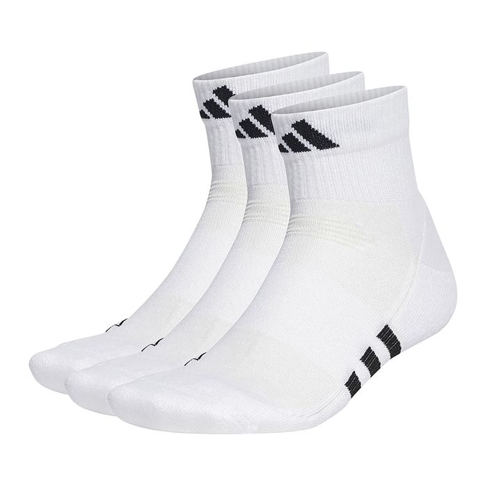 Шкарпетки adidas Prf Cush Mid 3 пари білі 2