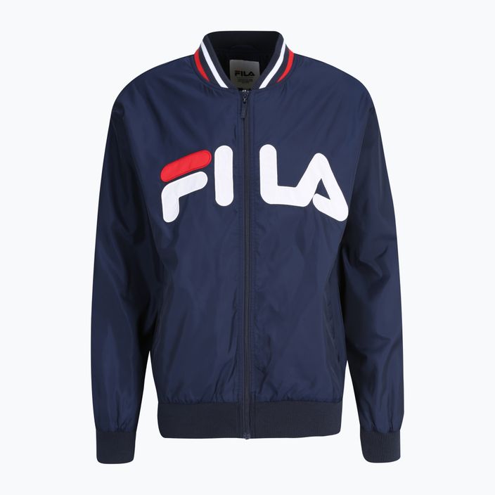 Чоловіча куртка FILA Logrono Logo Bomber чорного кольору з райдужною оболонкою 5
