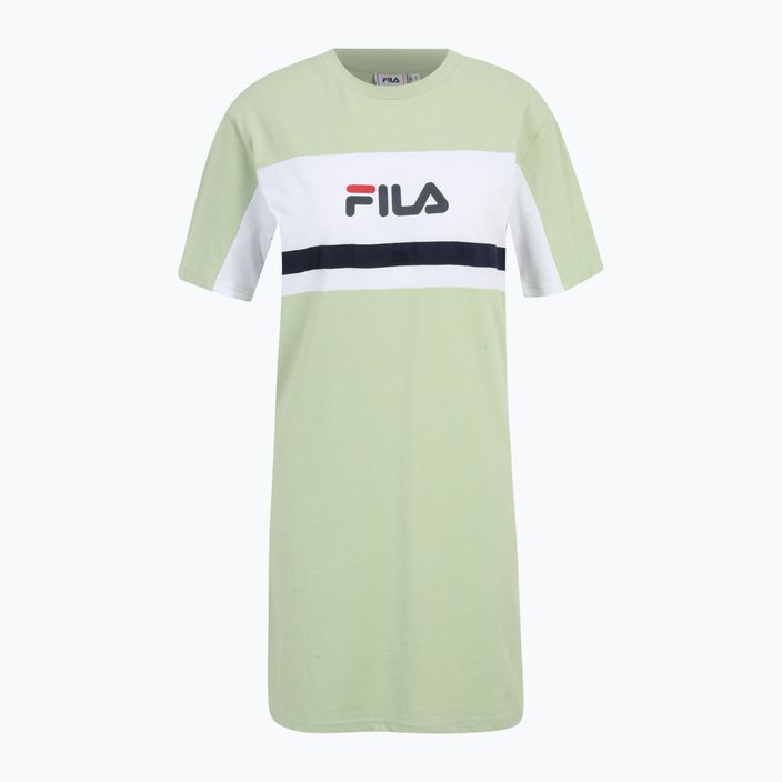 Жіноча сукня FILA Lishui димчасто-зелена/яскраво-біла 5