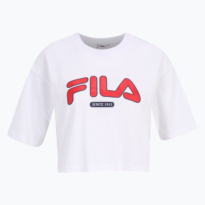 Жіноча футболка FILA Lucena яскраво-біла 5