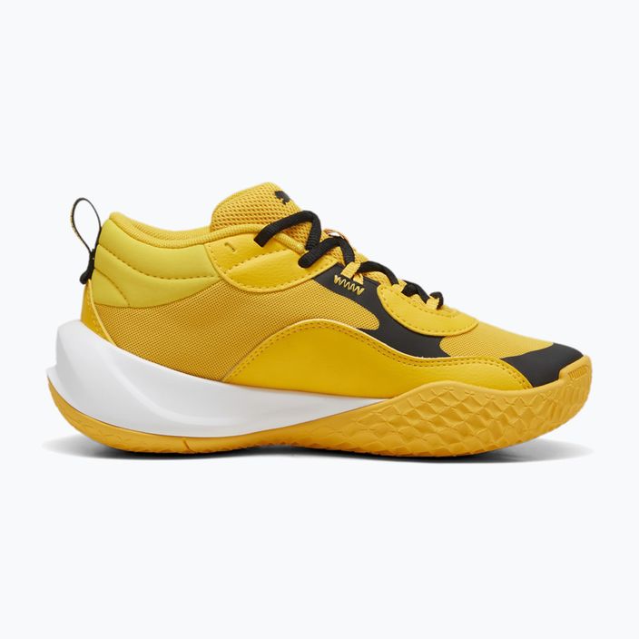 Кросівки для баскеболу дитячі PUMA Playmaker Pro JR yellow sizzle/puma blackl 3