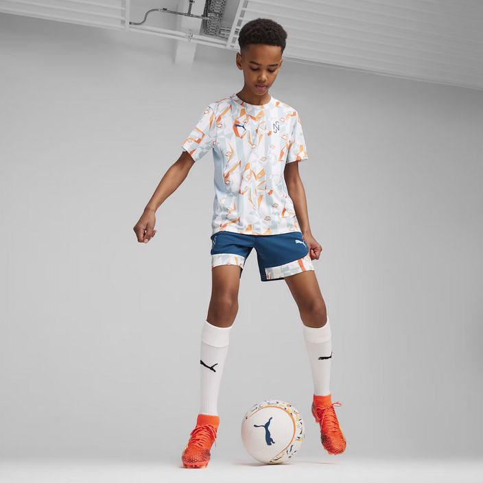 Дитячі футбольні шорти PUMA Neymar JR Creativity Training океанський тропік/спекотна спека 6