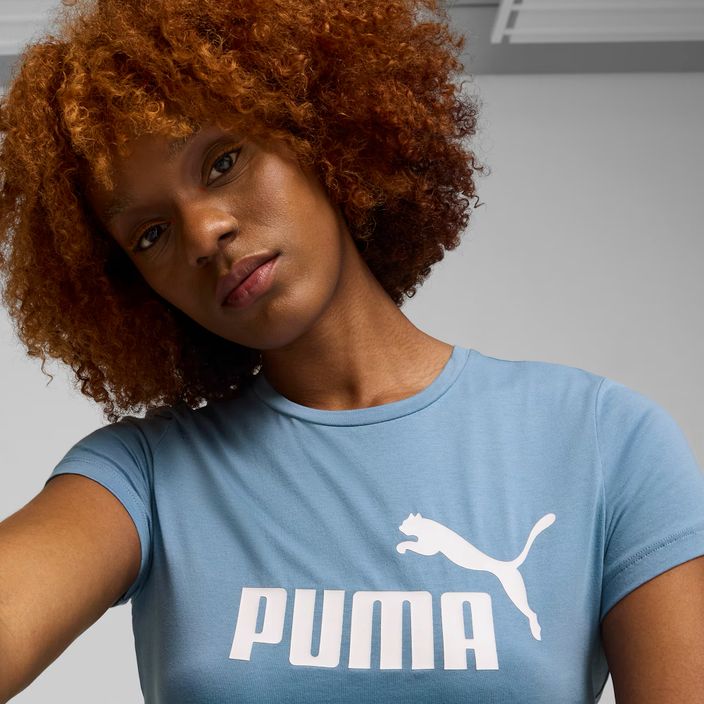 Футболка  жіноча PUMA ESS Logo Tee zen blue 5