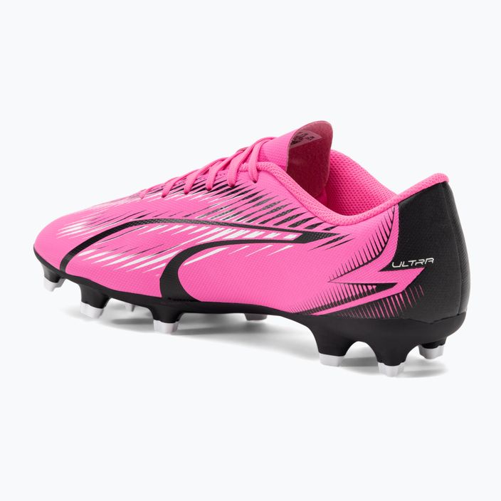 Бутси футбольні PUMA Ultra Play FG/AG poison pink/puma white/puma black 3