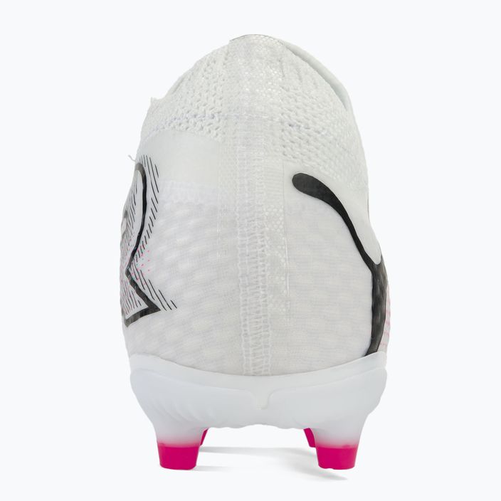 PUMA Future 7 Pro FG/AG футбольні бутси пума білі / пума чорні / отруйно-рожеві 6