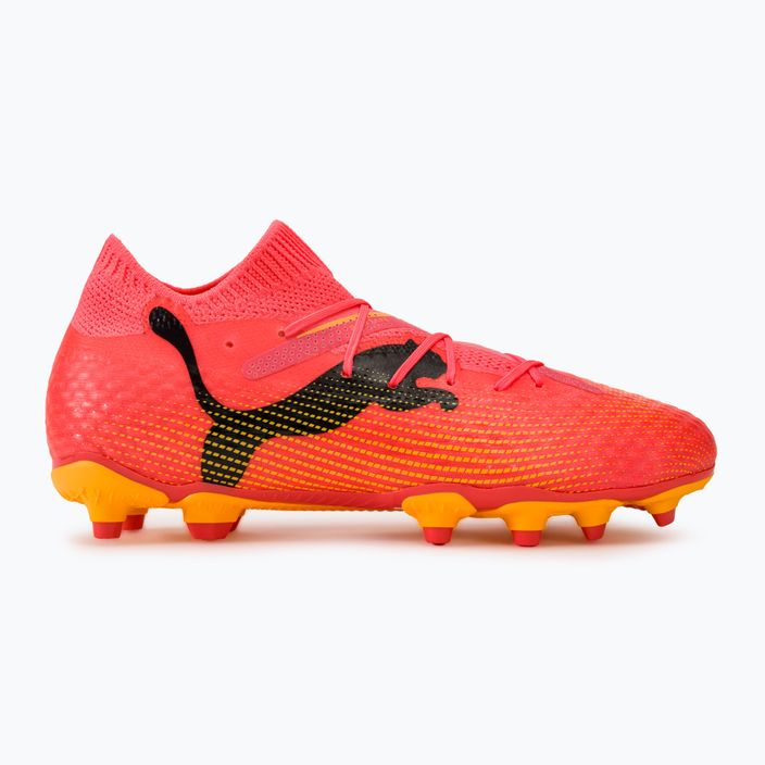 Бутси футбольні дитячі PUMA Future 7 Pro FG/AG Jr sunset glow/puma black/sun stream 2