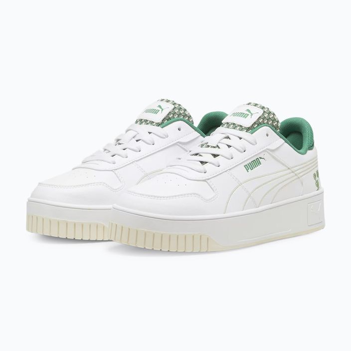 Кросівки жіночі PUMA Carina Street Blossom puma white/sugared almond/archive green 3