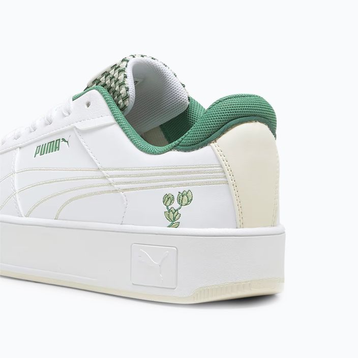 Кросівки жіночі PUMA Carina Street Blossom puma white/sugared almond/archive green 6