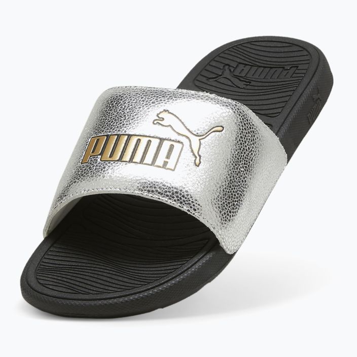 Шльопанці PUMA Cool Cat 2.0 Metallic Shine puma silver/puma gold/puma black 6