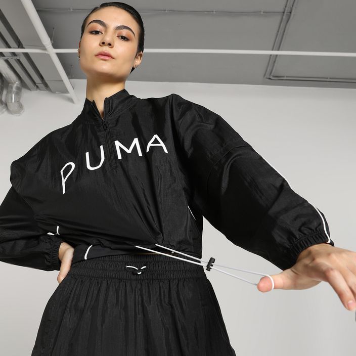 Жіноча тренувальна куртка PUMA Fit Move Woven puma чорна 3