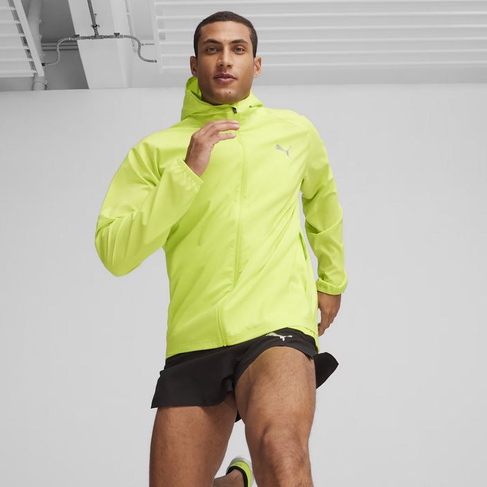 Куртка для бігу чоловіча PUMA Run Favoriteoven Hooded green 5