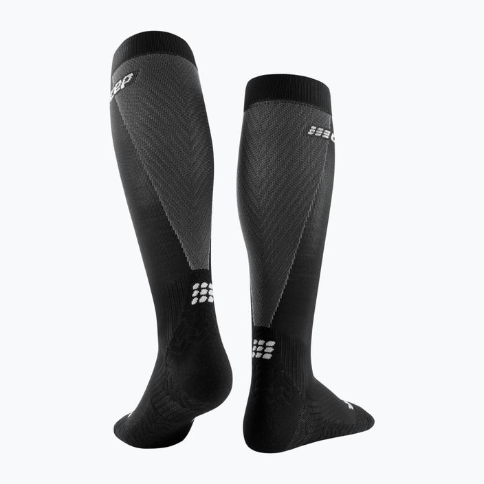 Шкарпетки компресійні чоловічі CEP Ultralight Tall black/grey 2