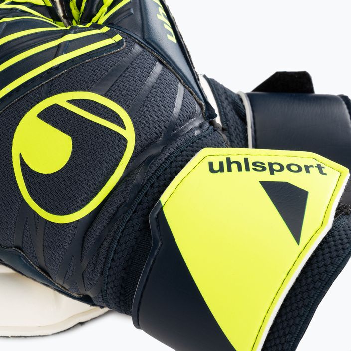 Рукавиці воротарські uhlsport Prediction Soft Pro black/white/fluo orange 3