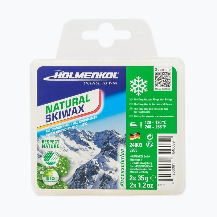 Мастило для лиж HOLMENKOL Natural Ski Wax 2x35г 24003