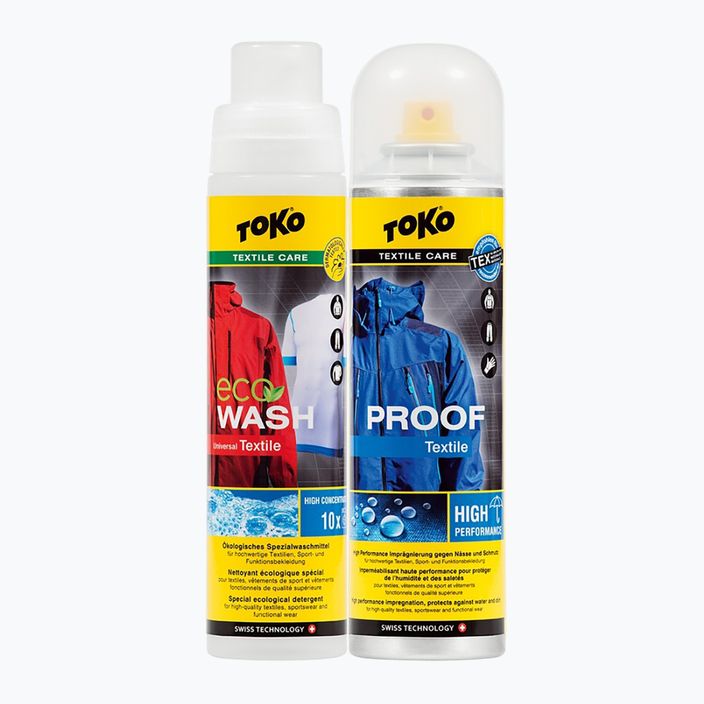 Набір для догляду за тканинами TOKO Duo-Pack Textile Proof & Eco Textile Wash 2x250ml 5582504