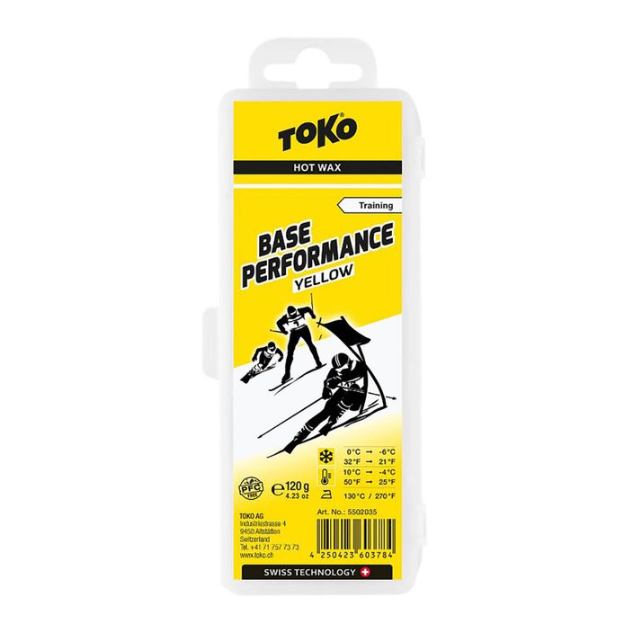 Мастило для лиж TOKO Base Performance Yellow 120g 5502035 2