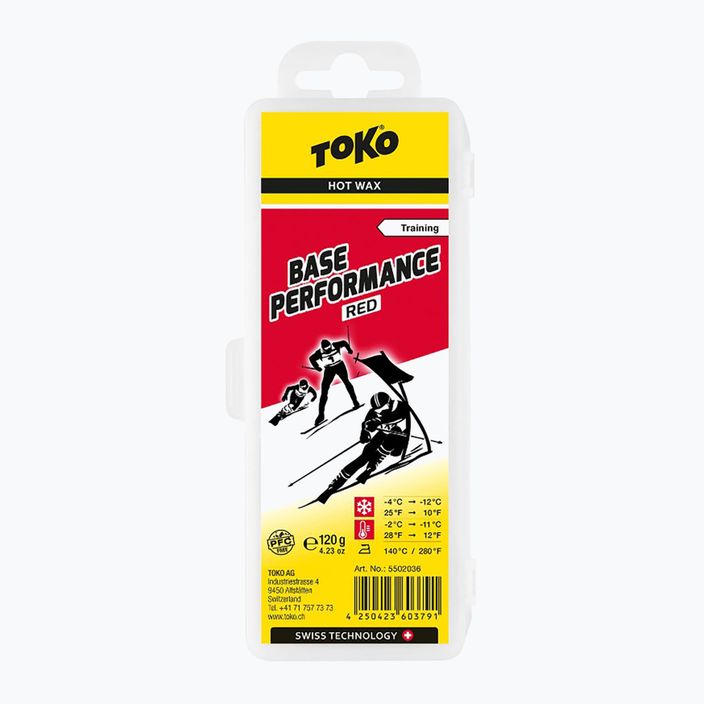 Мастило для лиж TOKO Base Performance Red 120g 5502036