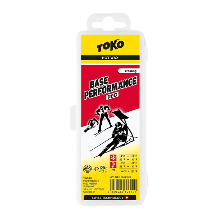 Мастило для лиж TOKO Base Performance Red 120g 5502036 2
