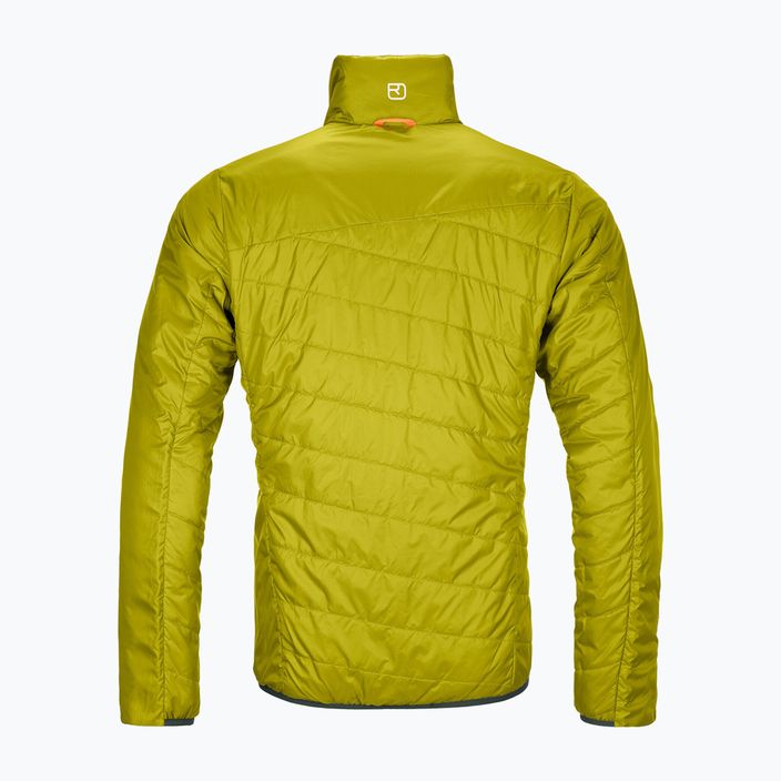 Гібридна куртка чоловіча ORTOVOX Swisswool Piz Boval зелена двостороння 6114100052 2