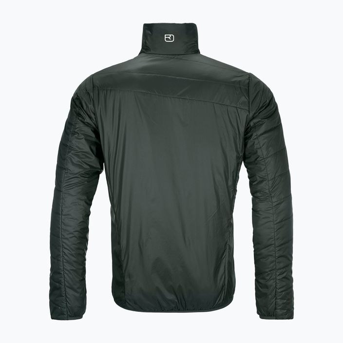 Гібридна куртка чоловіча ORTOVOX Swisswool Piz Boval зелена двостороння 6114100052 4