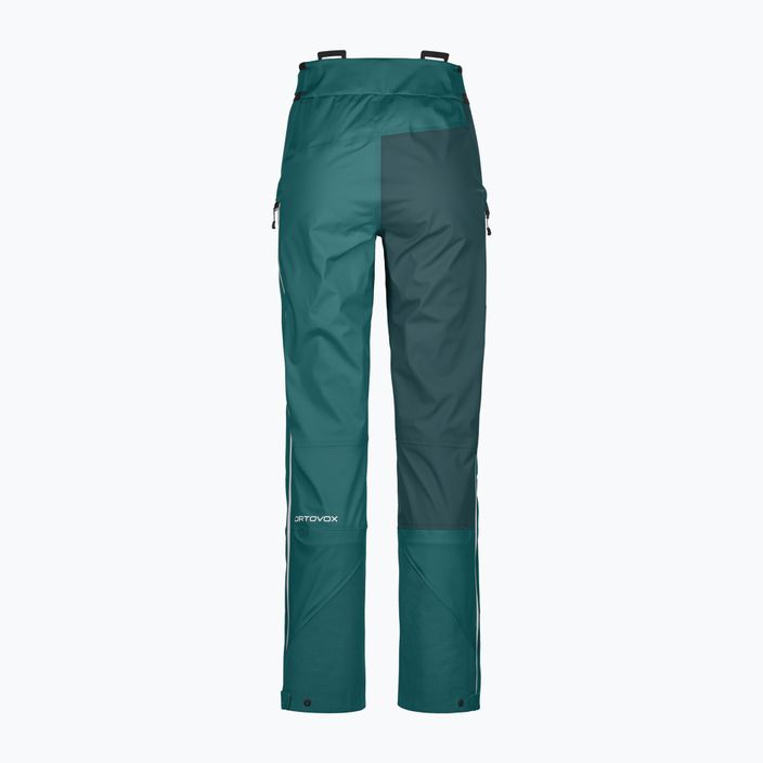 Штани для скітуру жіночі ORTOVOX 3L Ortler pacific green 6