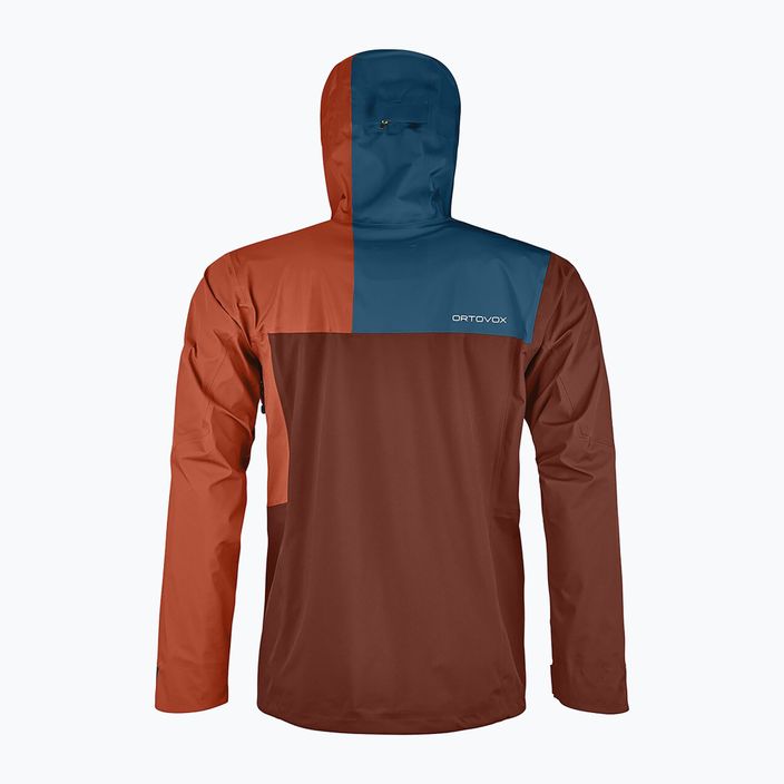 Куртка для скітуру чоловіча ORTOVOX 3L Ortler clay orange 6