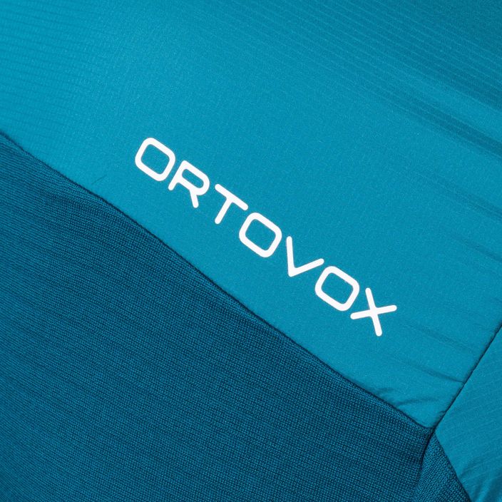 Кофта трекінгова чоловіча Ortovox Ladiz Hybrid синя 86949 5