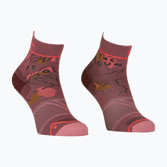 Шкарпетки трекінгові жіночі ORTOVOX Alpine Light Quarter рожеві 5479100005