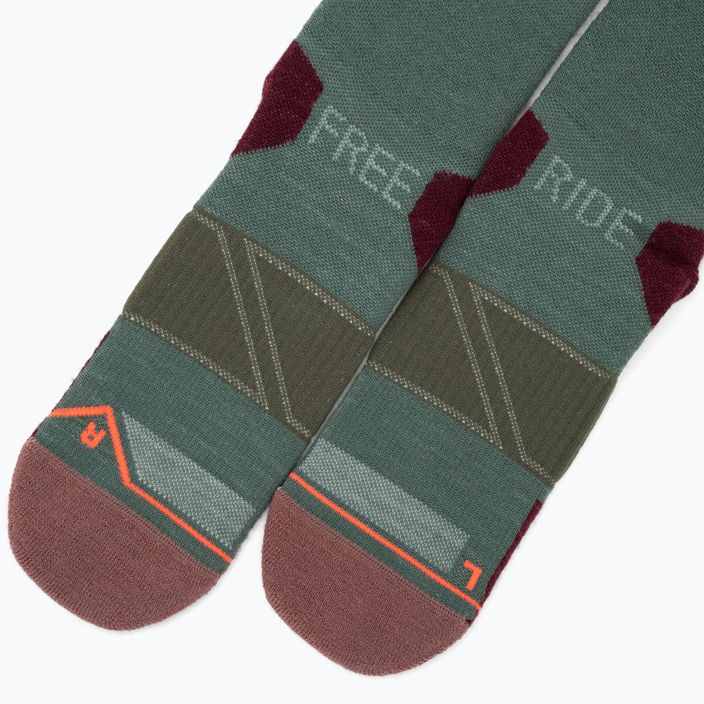Шкарпетки лижні  жіночі ORTOVOX Freeride Long Socks Cozy wild herbs 5