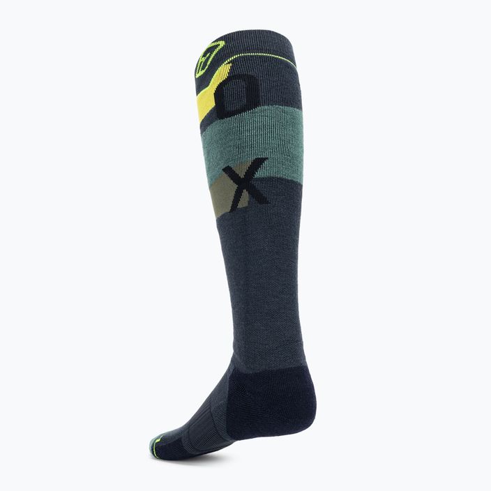 Шкарпетки лижні  чоловічі ORTOVOX Freeride Long Socks Cozy black steel 4